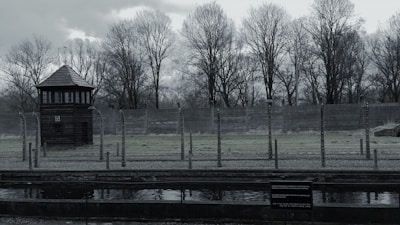 Historic image of the Soviet gulag camp where Captain Palacios was held.