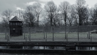 Historic image of the Soviet gulag camp where Captain Palacios was held.