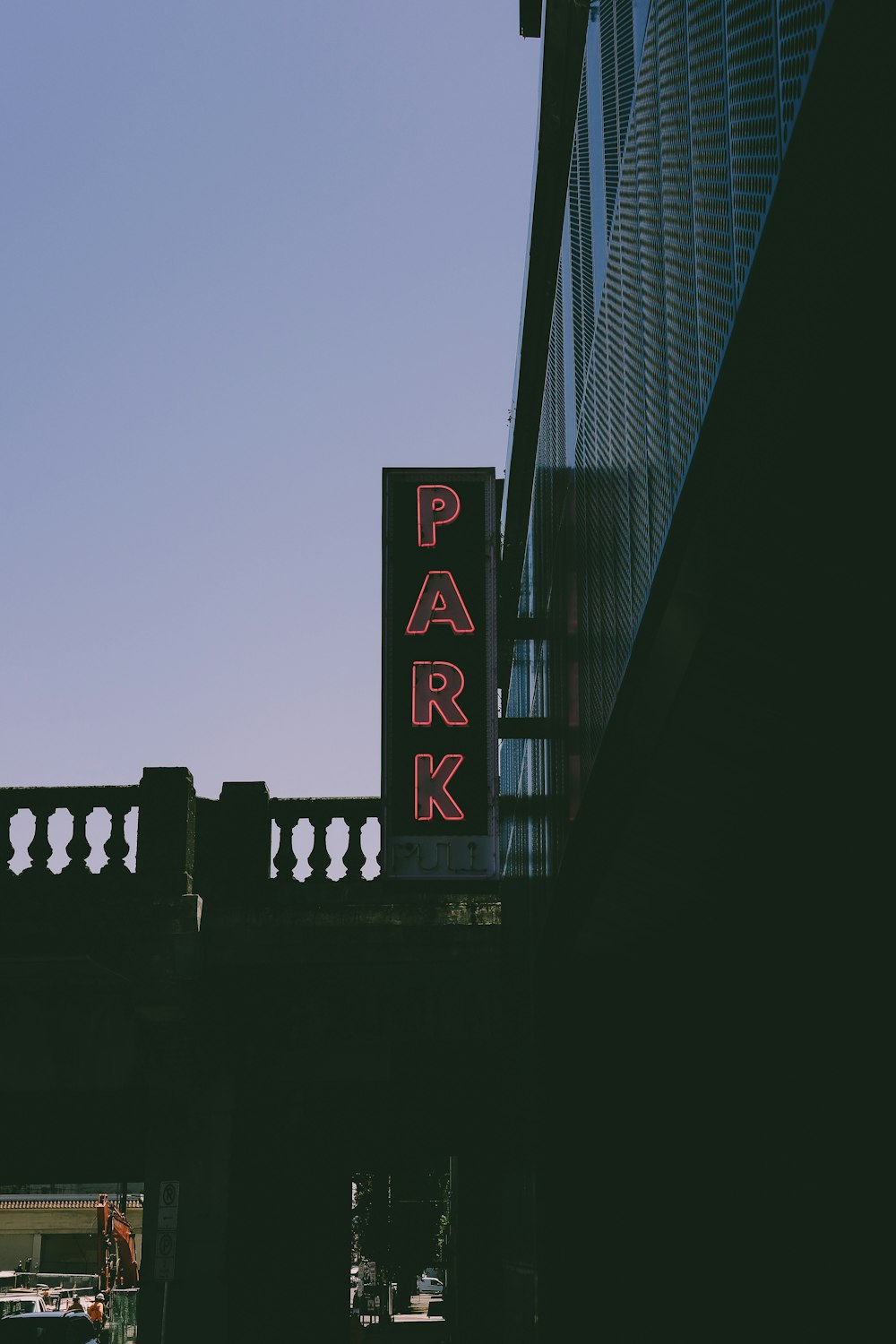 pinke Park-LED-Beschilderung
