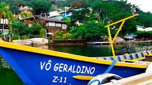 A stunning view of the Vivi boat in Angra dos Reis.