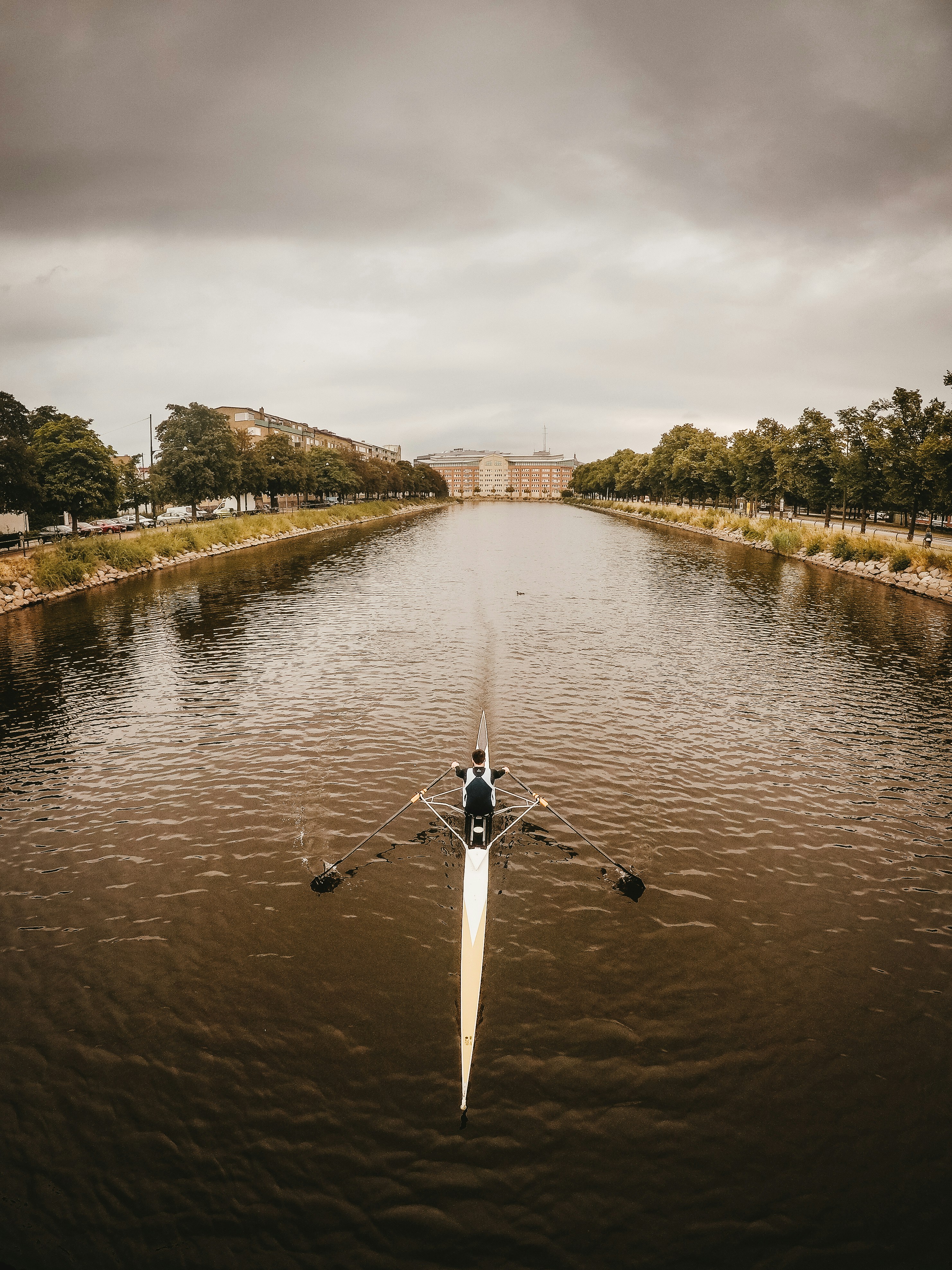person riding on boat