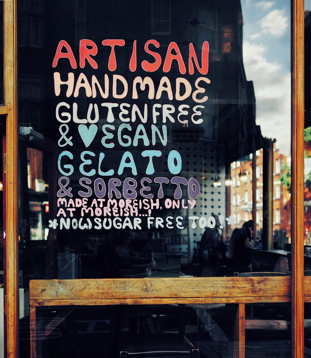 Artisan hand made gluten free text