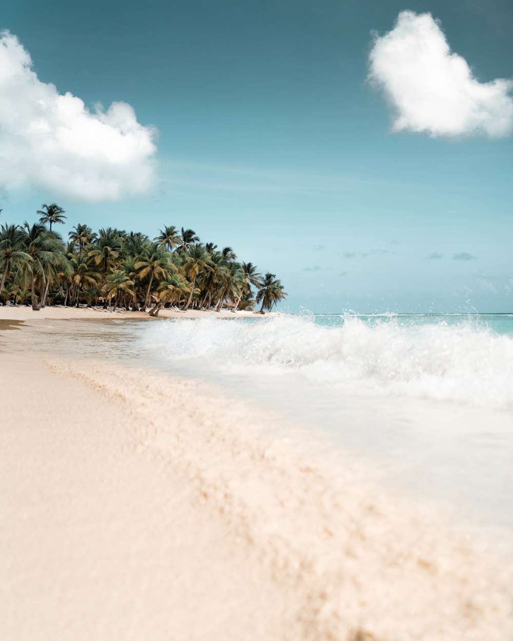 fotografia a lunga esposizione della spiaggia