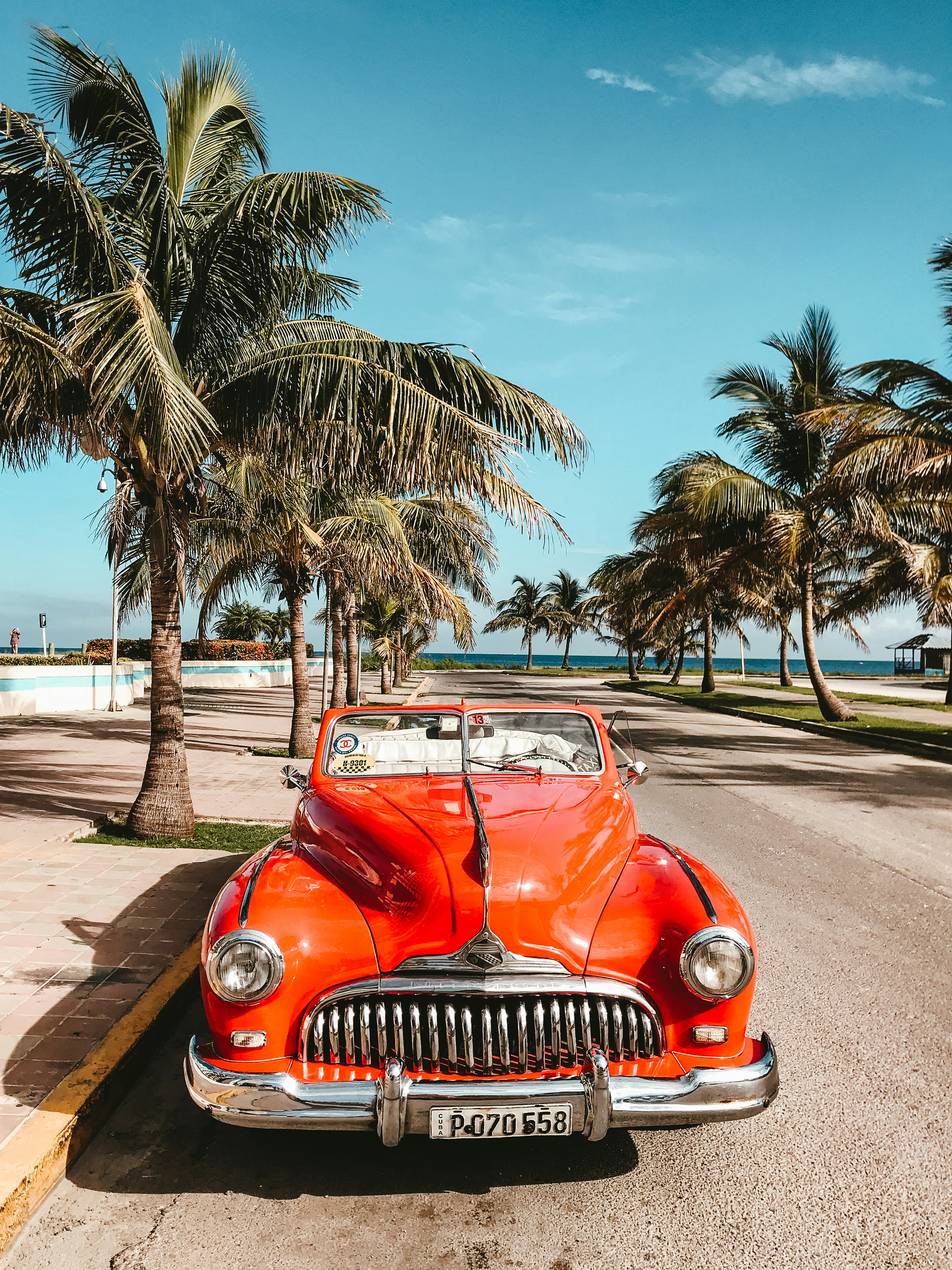Typical old car in La Habana, Cuba