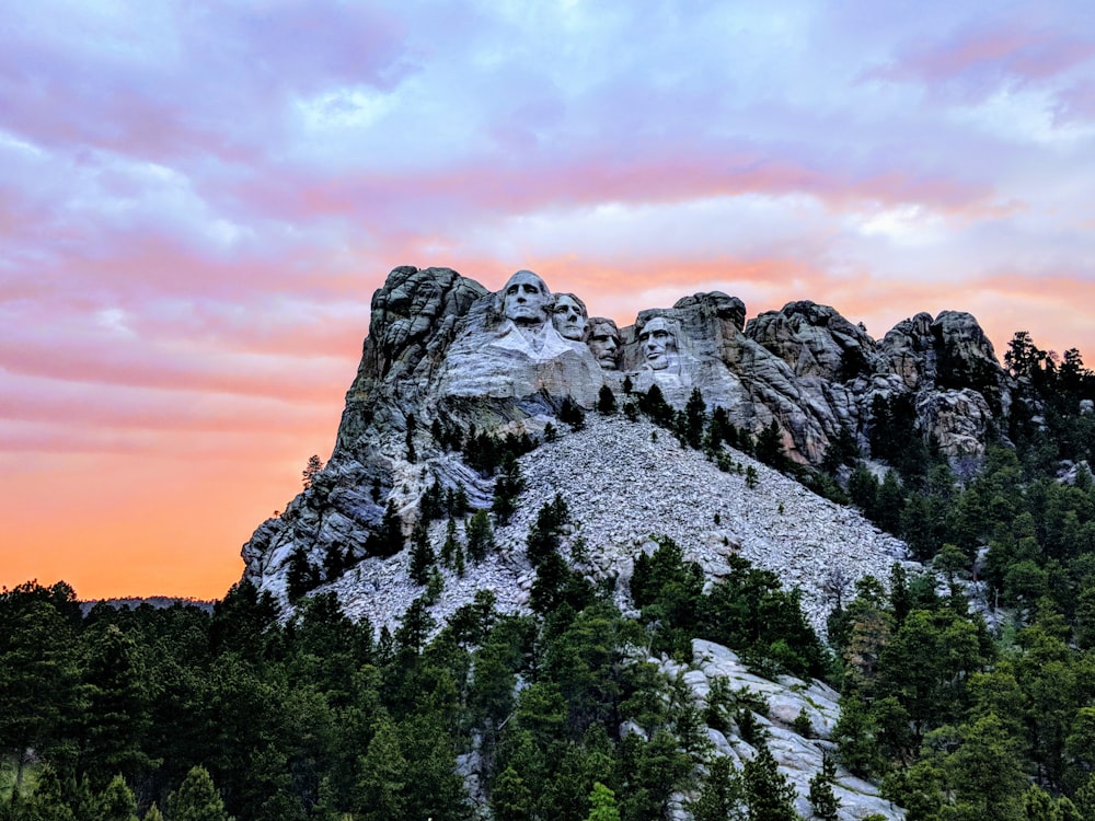 Parque Nacional Mount Rushmore, Dakota do Sul, E.U.A.A. durante o dia