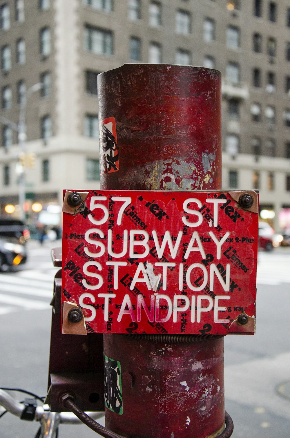 red road signage