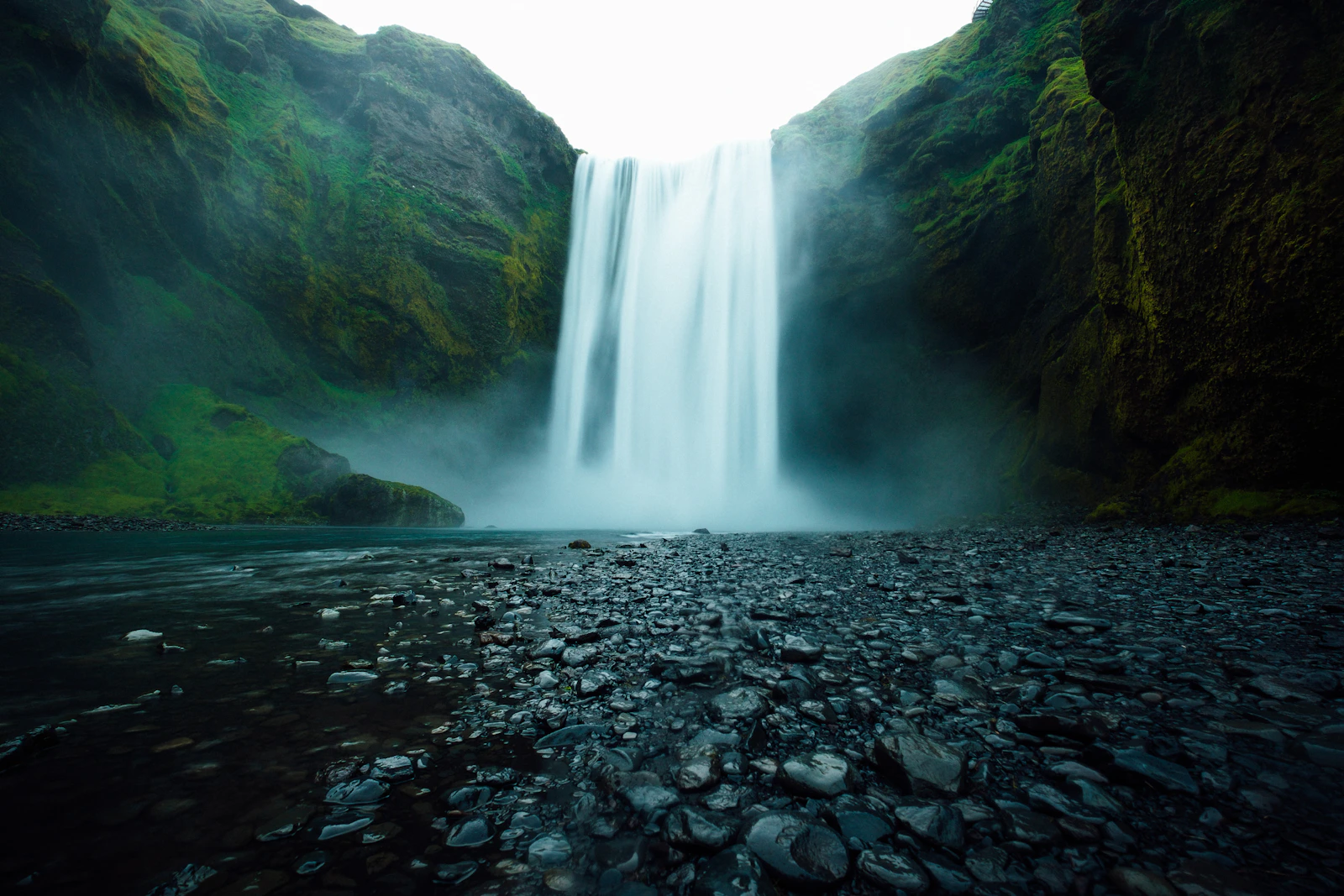 Skógafoss waterfall in South Iceland
