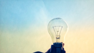 Close-up of hands exchanging a lightbulb symbolizing innovative ideas and intellectual property.