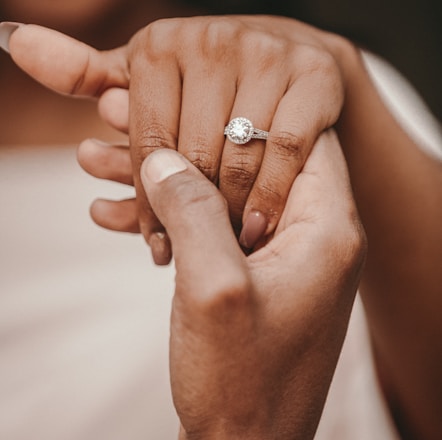 couple holding hands