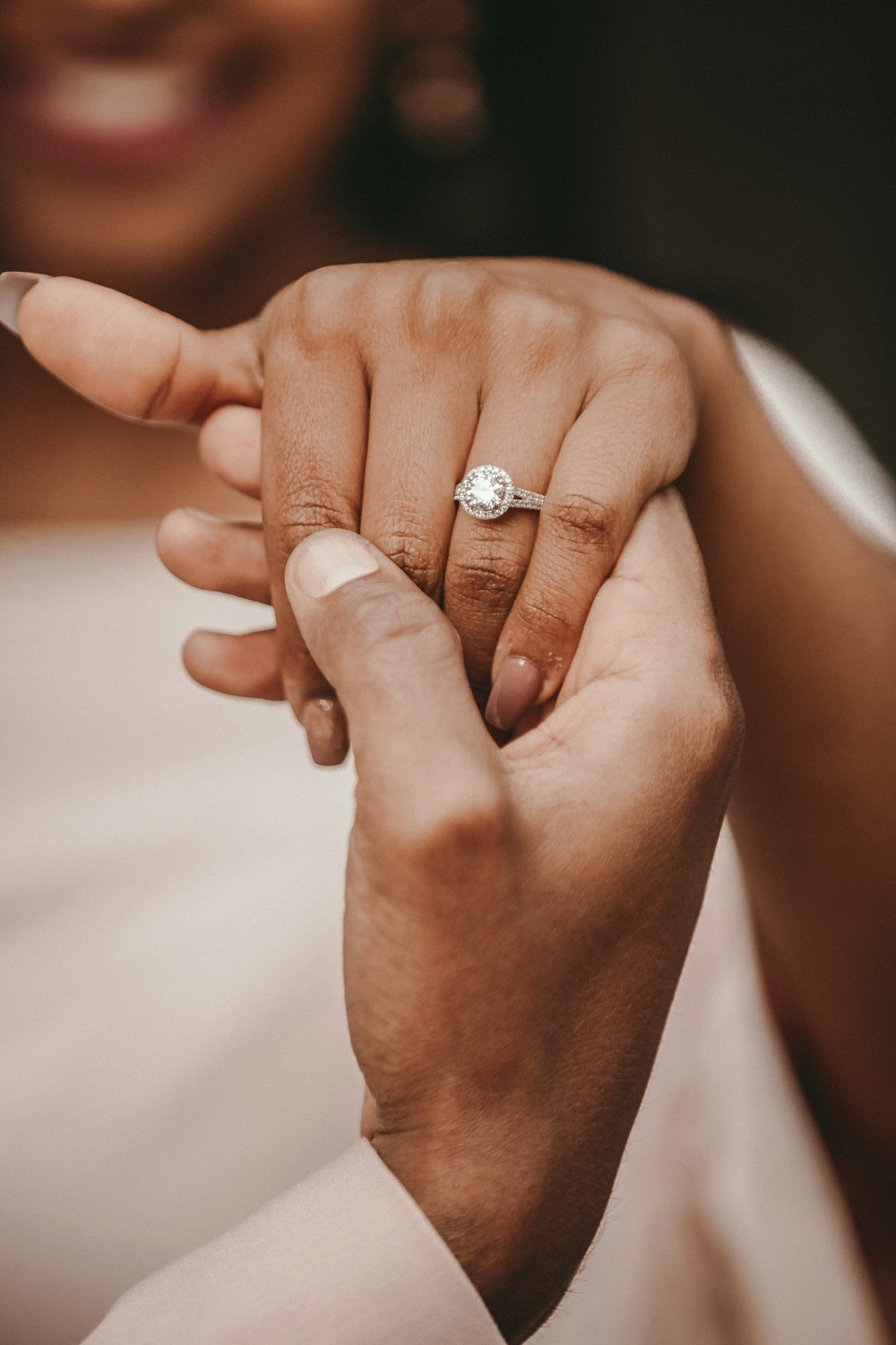 couple holding hands