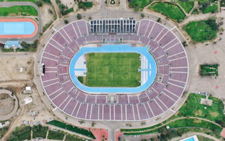 bird's-eye view arena