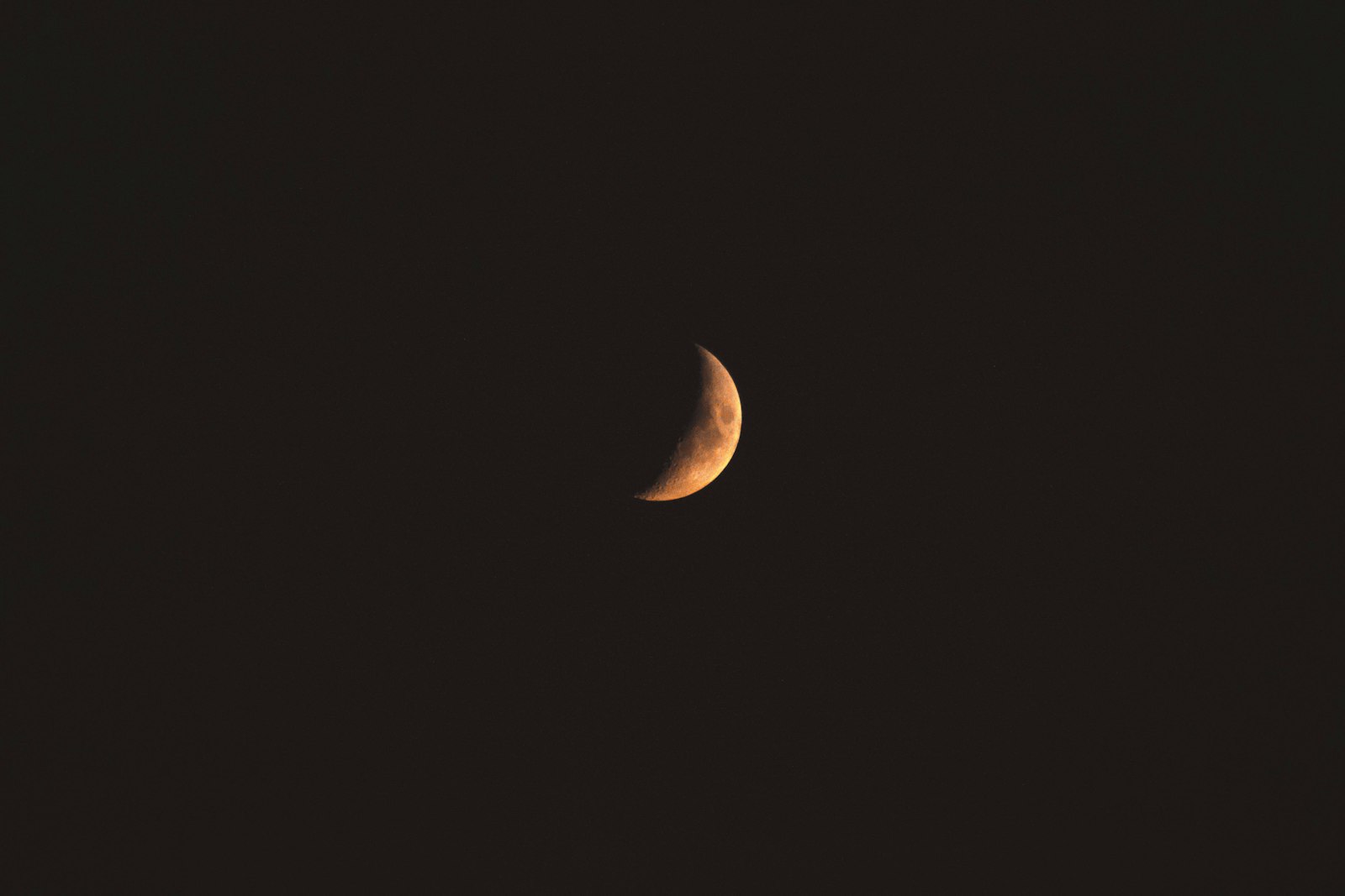 Canon EOS 600D (Rebel EOS T3i / EOS Kiss X5) sample photo. Crescent moon photography