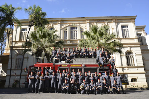 Group photo of Sentinela team with law enforcement partners after a successful public safety seminar.