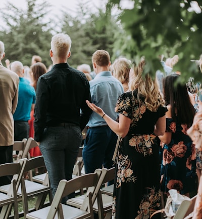 group of people praying