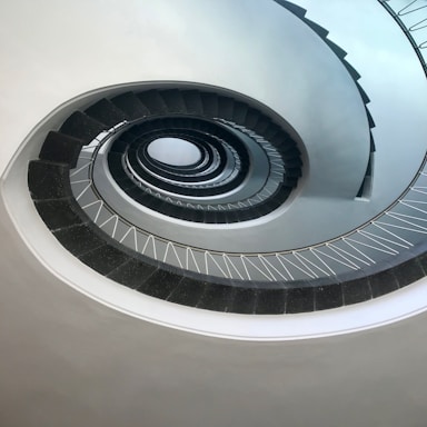 golden ratio for photo composition,how to photograph this is a staircase in a public building in munich, germany. it looks quite amazing from the bottom.; black and white spiral stairs