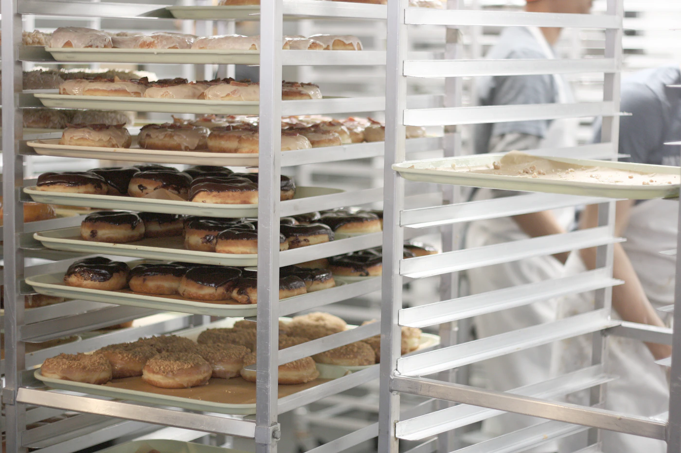 Pastry on rack