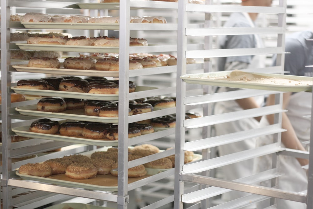 pastry on rack