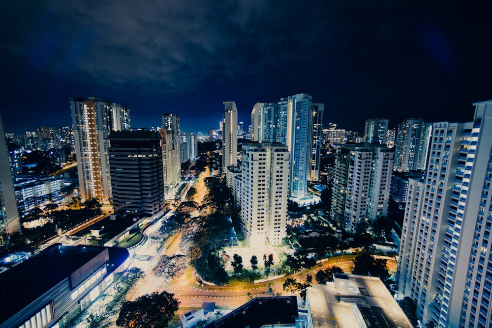 city view during nighttime