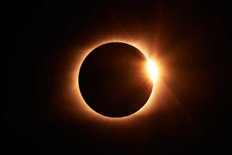 total solar eclipse diamond ring spiritualité