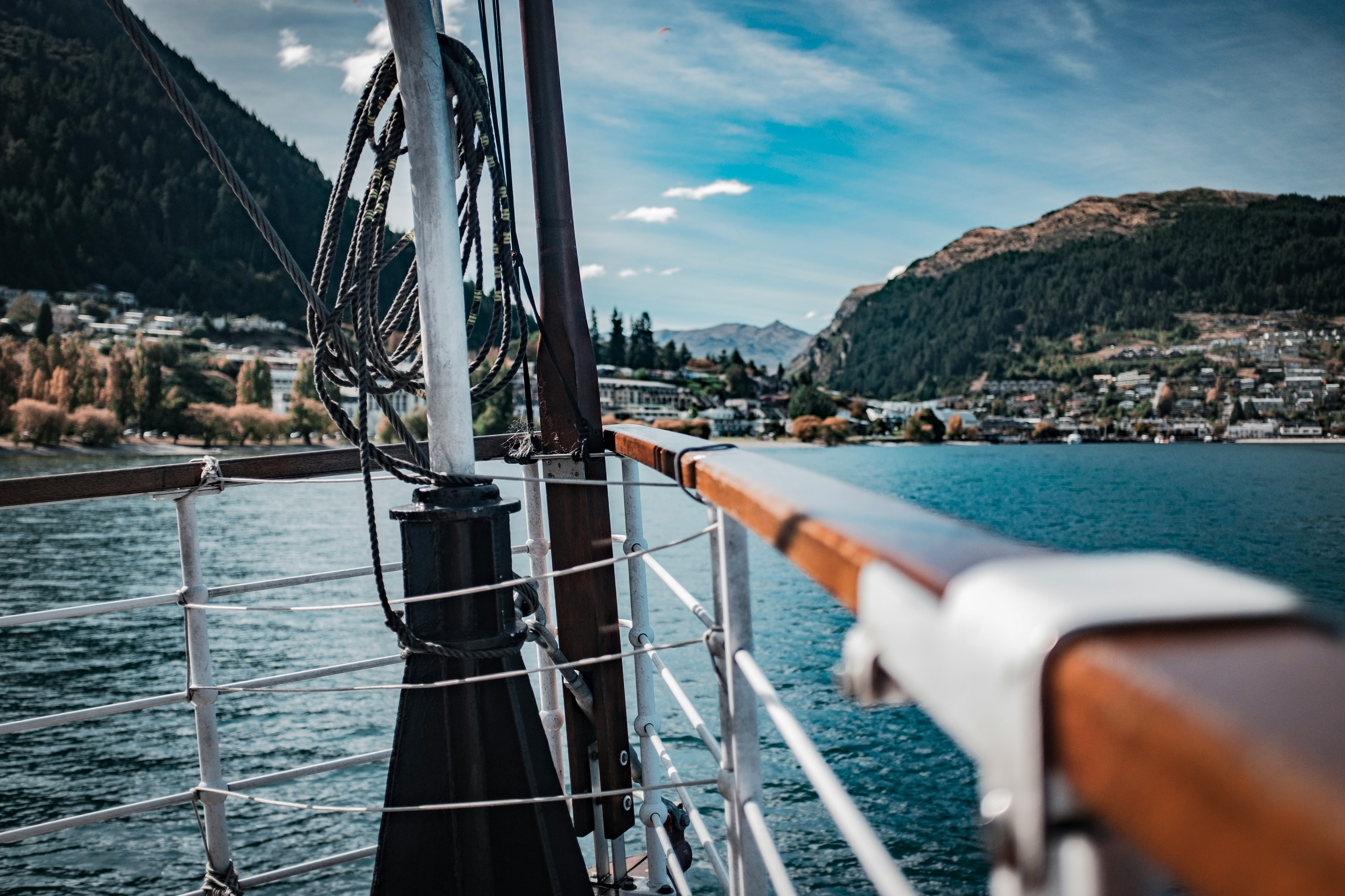 selective focus photo of boat