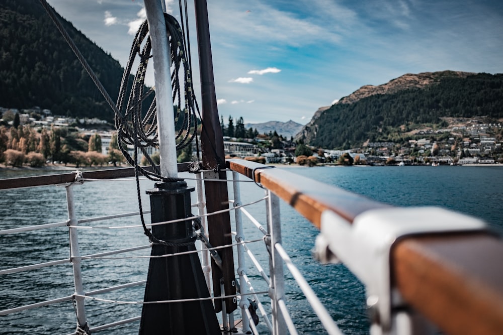 selective focus photo of boat