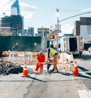 construction worker on street