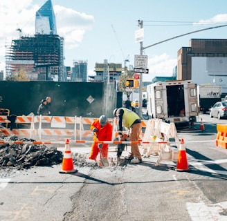 construction worker on street