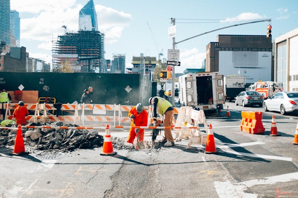 construction worker on street