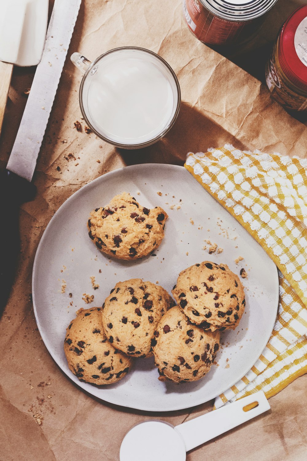 cookies on plate