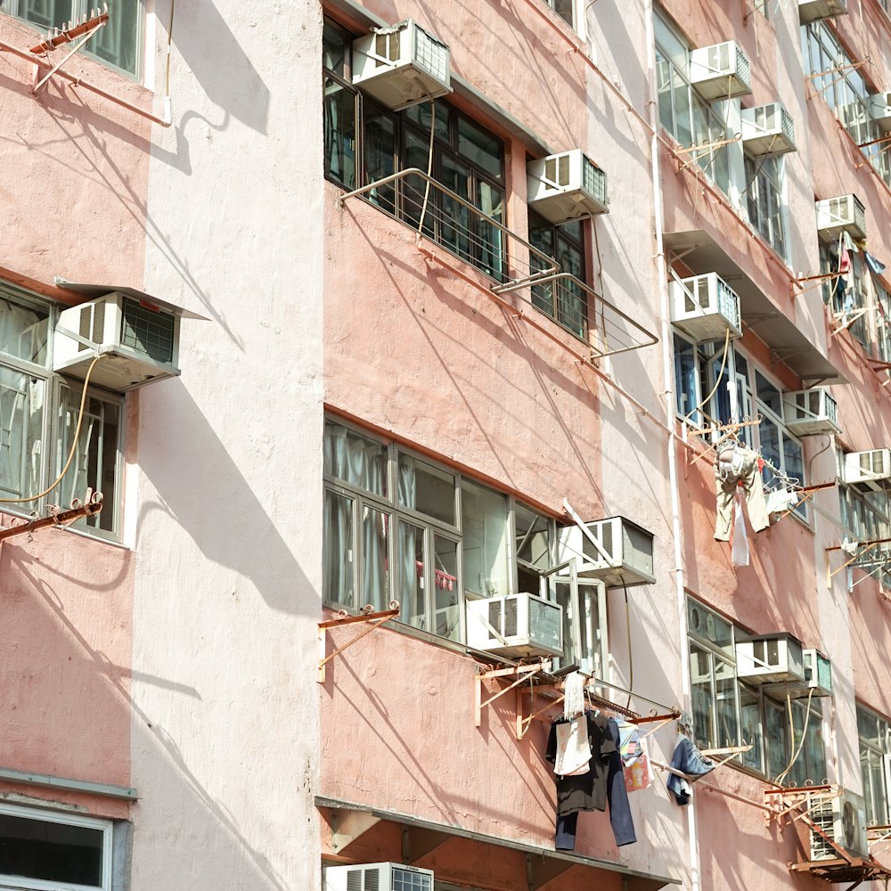 white apartment building