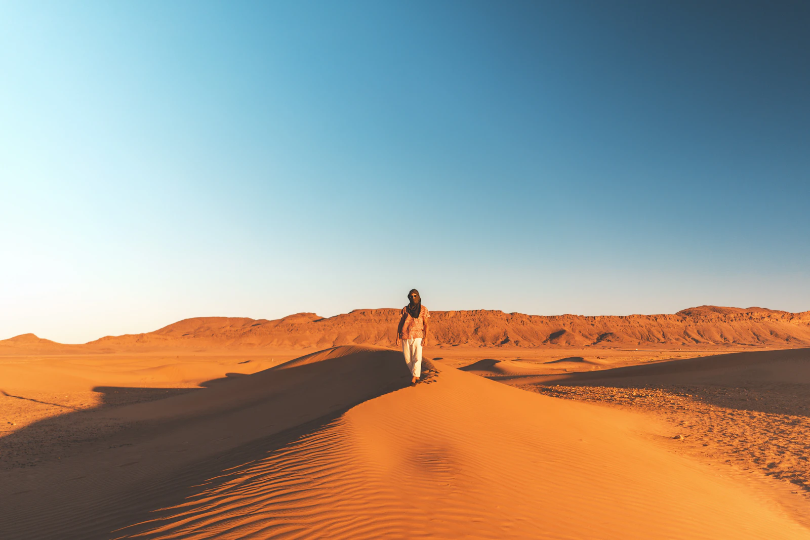 Caminando por el desierto de Zagora