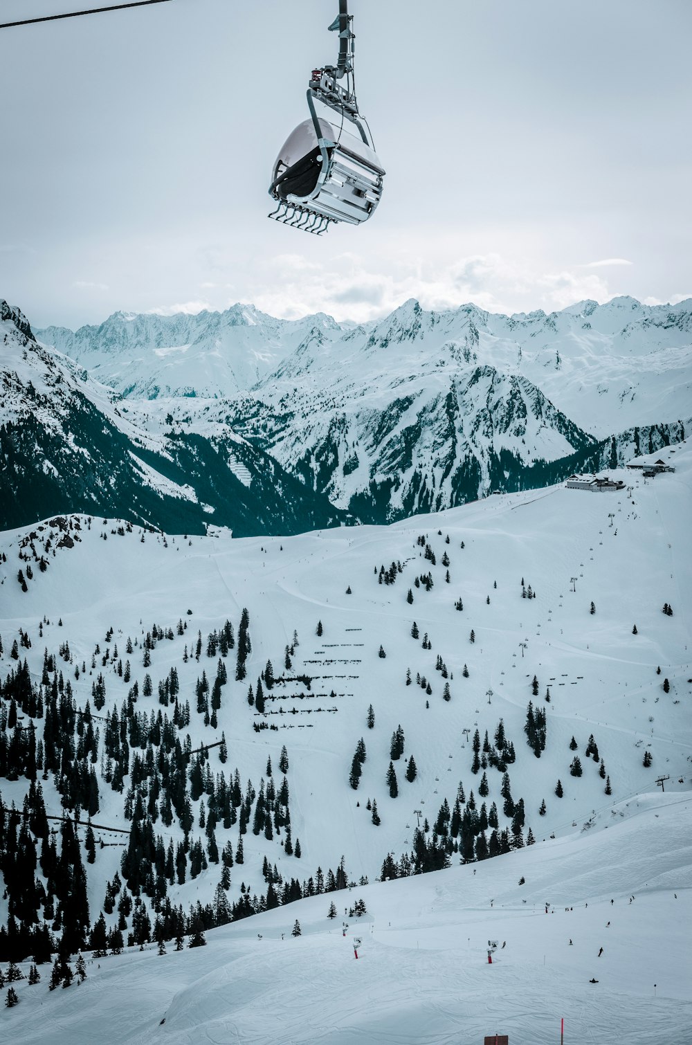 photo of gray cable car