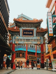 landscape photo of China town