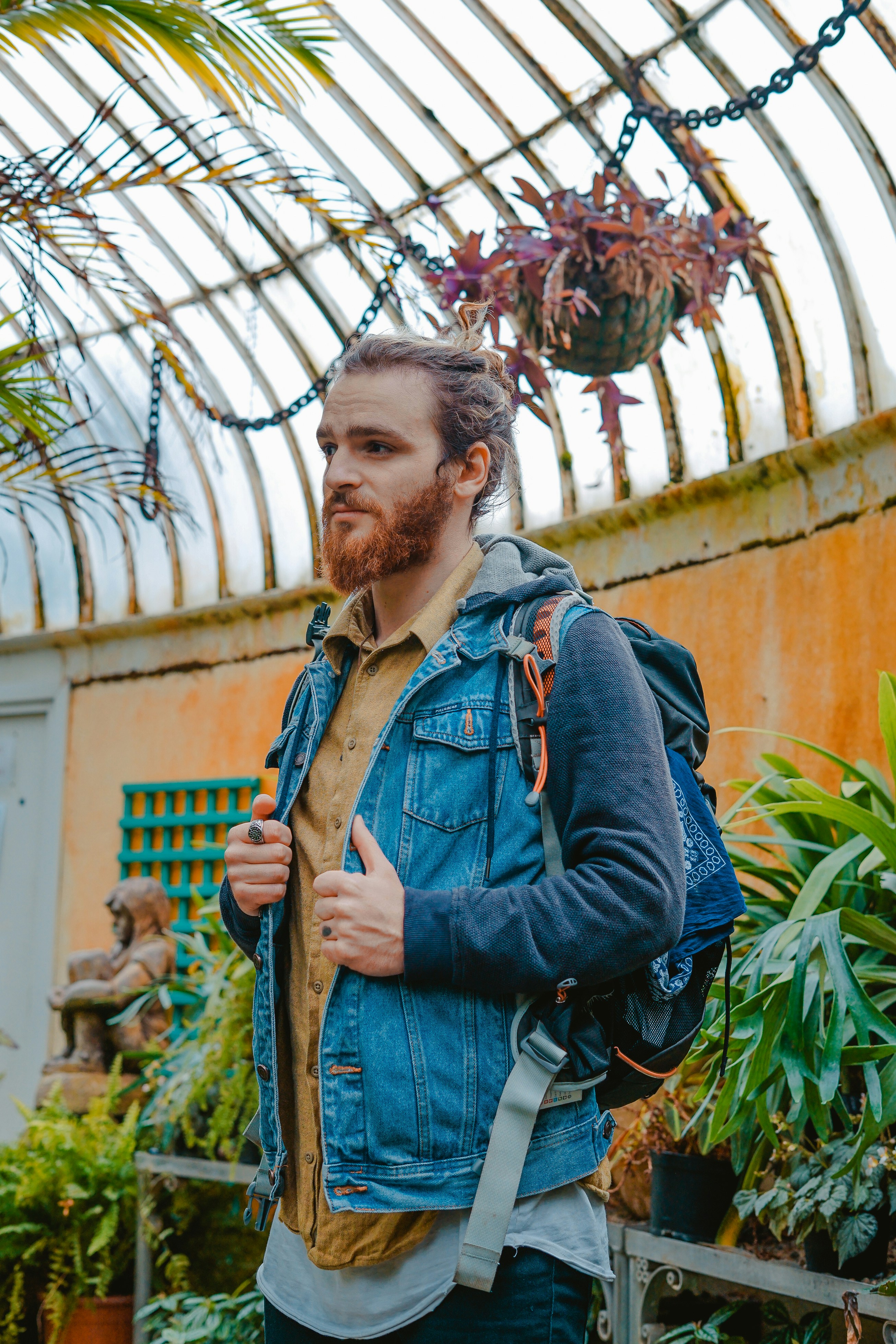 Visiting the Botanical Gardens in Belfast.