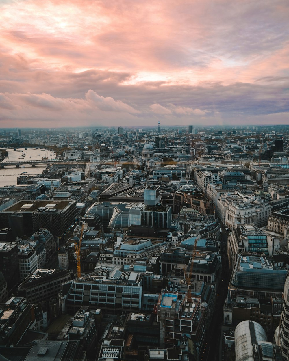 high angle photography of high-rise buildings during daytime