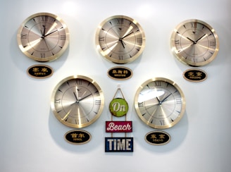 A clock showing different time zones, symbolizing global availability.