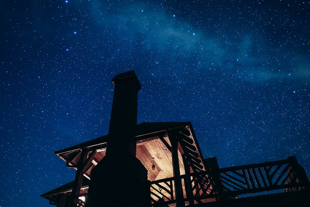 worm's eye view of lighthouse