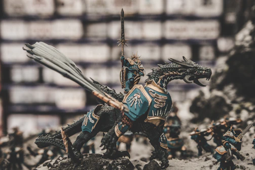 Epic scene showing legendary creatures from Magic: The Gathering in a vivid clash.