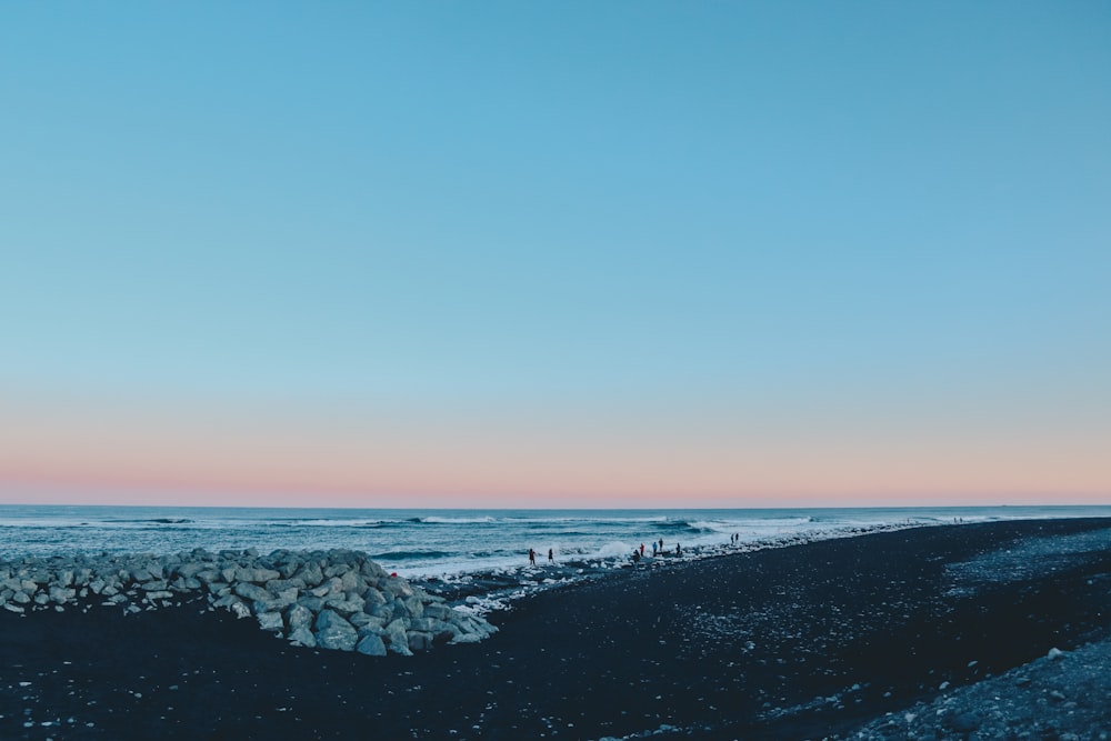 rocks near body of water