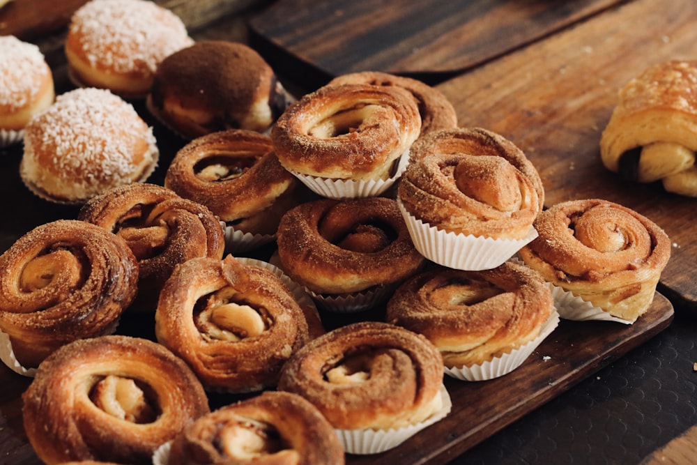 cacho de canela pão de redemoinho