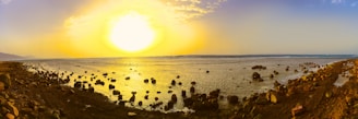A stunning sunset over the Tocopilla coastline.