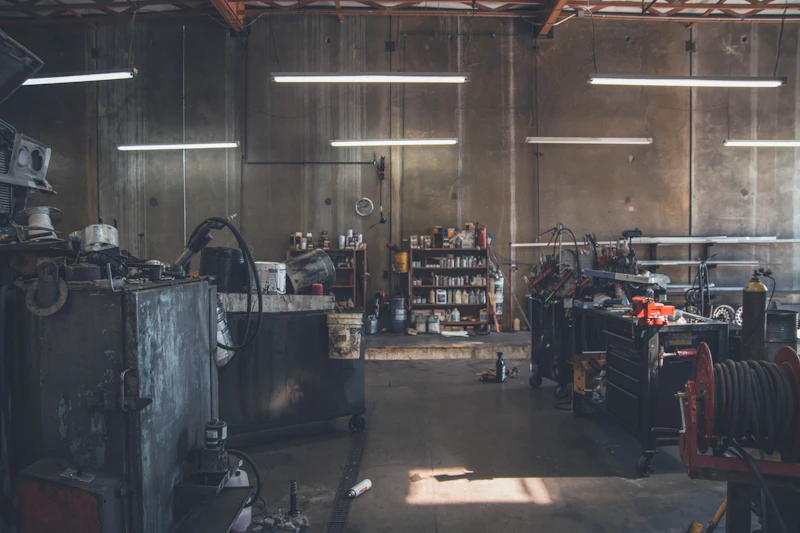 Tool chest in the shop