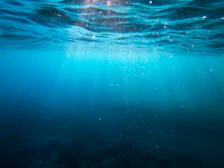 clear blue body of water