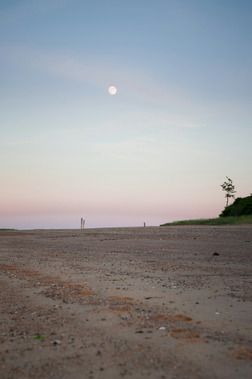 landscape photo of barren lands