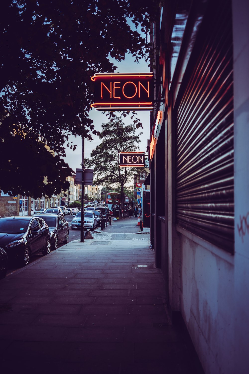 Neon light signage