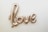 gold love balloon