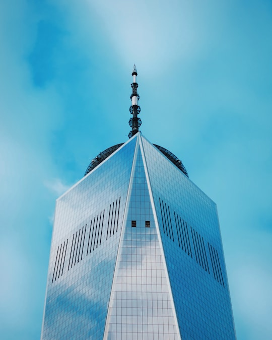 low angle photography of mirror high-rise building in One World Trade Center United States