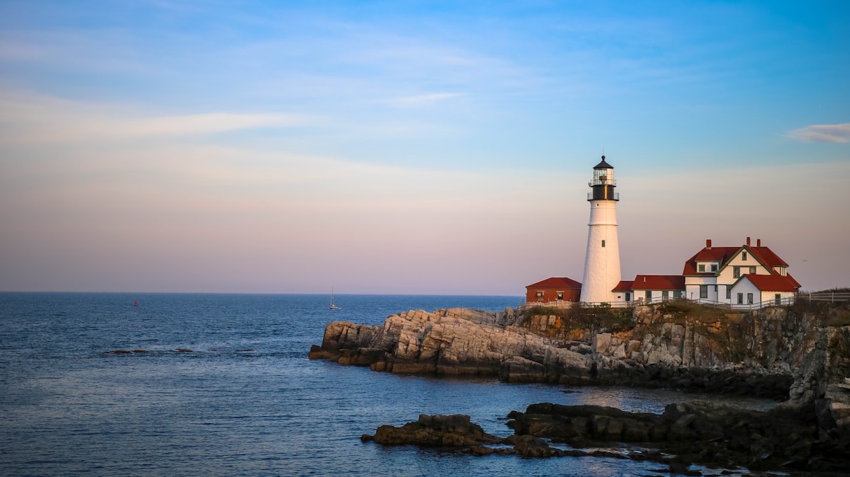 Portland Head Light on the coast of Maine