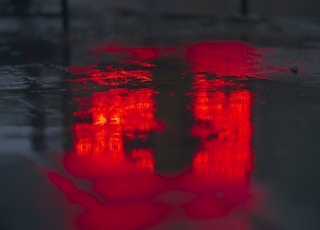 puddle on ground