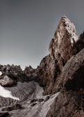 mountain and stream